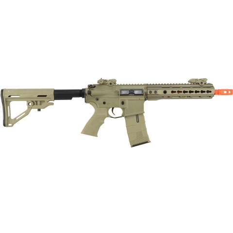 ICS CXP UK1 TransforM4 EBB KeyMod Airsoft M4 AEG Rifle Short - TAN