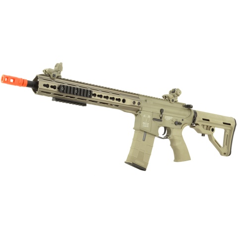ICS CXP UK1 TransforM4 EBB KeyMod Airsoft M4 AEG Rifle Long - TAN