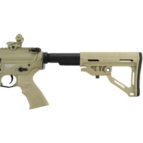 ICS CXP UK1 TransforM4 EBB KeyMod Airsoft M4 AEG Rifle Long - TAN