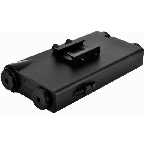 ICS Tactical RIS AN/PEQ 2 Airsoft AEG Battery Box w/ Laser Port