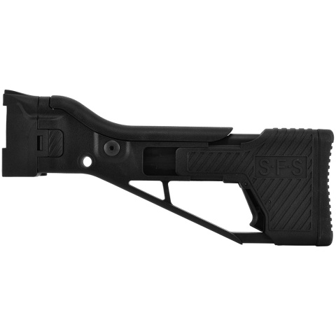 ICS Airsoft G33 AEG Rifle Folding Stock w/ Adjustable Cheek Riser