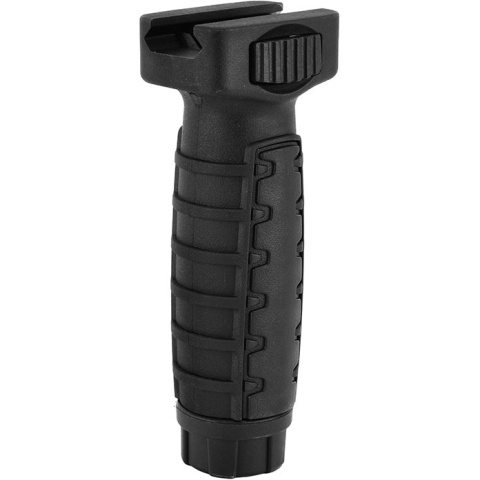 ICS Airsoft QD Quick Release Tactical Vertical Foregrip - BLACK