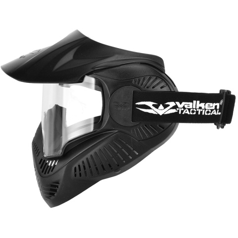 Valken Annex MI-5 Full Face Airsoft Mask w/ Visor - BLACK