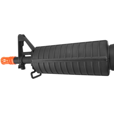 Lancer Tactical Full Metal M4 Commando CQB Airsoft Gun AEG Rifle