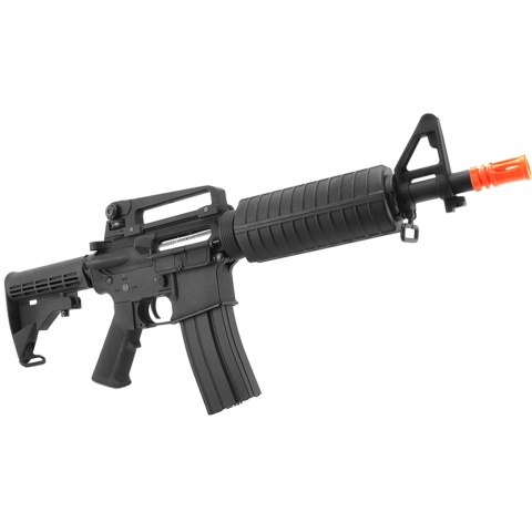 Lancer Tactical Full Metal M4 Commando CQB Airsoft Gun AEG Rifle