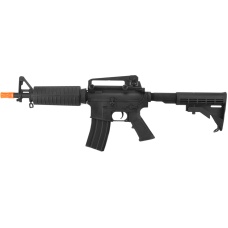 Lancer Tactical Full Metal M4 Commando CQB Airsoft Gun AEG Rifle