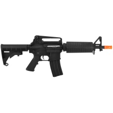 Lancer Tactical Full Metal M4 Commando CQB Airsoft Gun AEG Rifle
