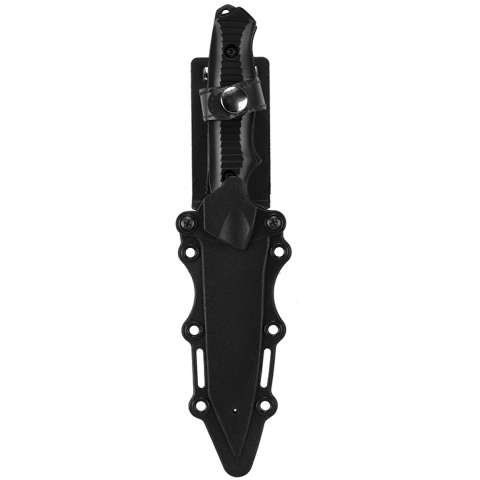 CYMA Rubber Tanto Training Airsoft Knife w/ Tactical Sheath - BLACK