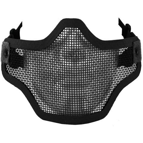 CYMA Airsoft Steel Mesh Adjustable Lower Face Mask - BLACK