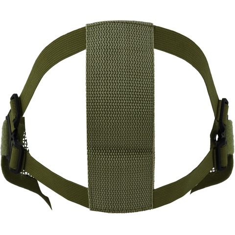 CYMA Airsoft Steel Mesh Adjustable Lower Face Mask - OD GREEN