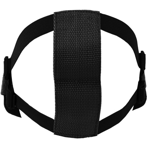 CYMA Airsoft Steel Mesh Adjustable Lower Face Mask - BLACK SKULL