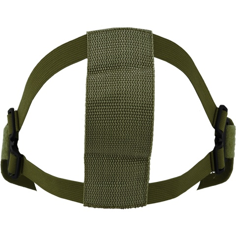 CYMA Airsoft Steel Mesh Adjustable Lower Face Mask - OD GREEN CAMO