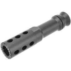 Atlas Custom Works Airsoft AEG M249 Metal 14mm CCW Flash Hider - BLACK