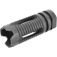 Lancer Tactical Airsoft AEG Birdcage Style 14mm CCW Flash Hider - BLACK