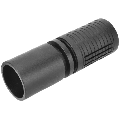 Lancer Tactical Airsoft AEG Knight Style 14mm CCW Flash Hider - BLACK