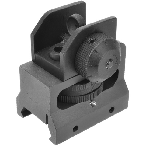 Atlas Custom Works Airsoft Adjustable/Detachable Full Metal Rifle Rear Sight