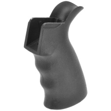 Atlas Custom Works Airsoft M4/M16 AEG Series Textured Ergonomic Motor Grip - BLACK