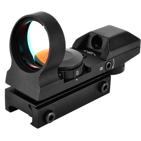 AMA Full Metal 7-Intensity Airsoft Red Dot Panoramic Reflex Sight