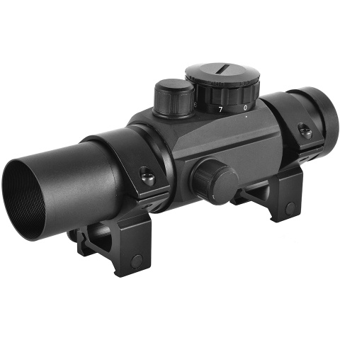 AMA Airsoft 1x30mm 7-Intensity Low Profile Full Metal Red Dot Scope