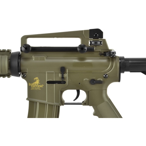 Lancer Tactical Polymer M4 RIS LT-04T Airsoft Gun AEG Rifle - TAN