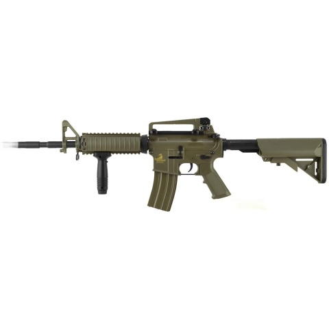 Lancer Tactical Polymer M4 RIS LT-04T Airsoft Gun AEG Rifle - TAN