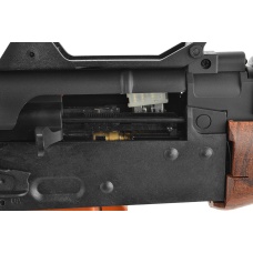 Lancer Tactical AK-74U Metal Gearbox Airsoft AEG Rifle - FAUX WOOD