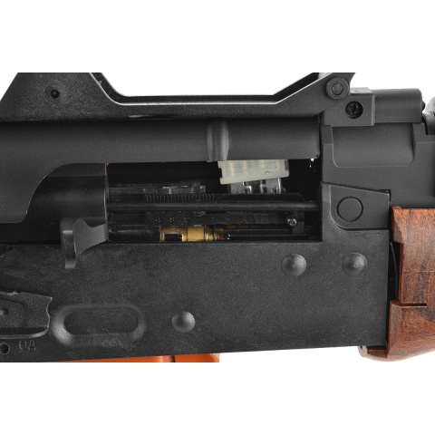 Lancer Tactical AK-74U Metal Gearbox Airsoft AEG Rifle - FAUX WOOD