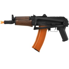 Lancer Tactical AK-74U Metal Gearbox Airsoft AEG Rifle - FAUX WOOD