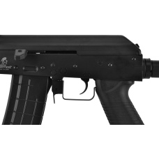 Lancer Tactical AK-47 RIS Metal Gearbox Airsoft AEG Rifle - BLACK