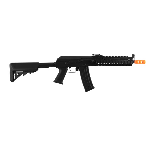 Lancer Tactical AK-47 RIS Metal Gearbox Airsoft AEG Rifle - BLACK
