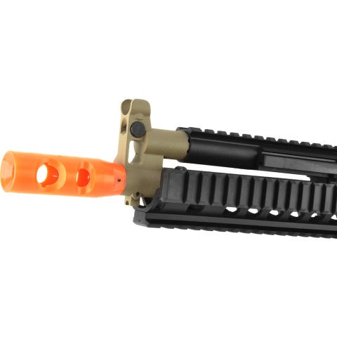 Lancer Tactical AK47 RIS Metal Gearbox Airsoft AEG Rifle - TAN