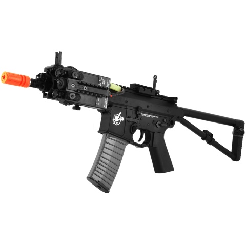 Lancer Tactical KAC Knights Armament PDW Full Metal AEG Airsoft Gun