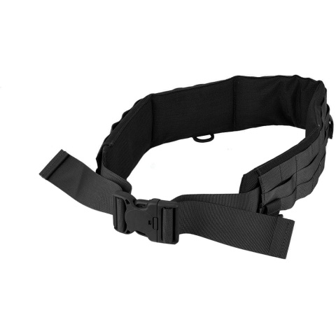 AMA MOLLE Duty Battle Belt w/ Padding - MEDIUM BLACK