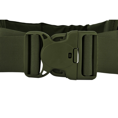 AMA MOLLE Duty Battle Belt w/ Padded Liner - LARGE - OLIVE DRAB