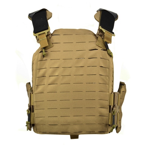 AMA Laser Cut Airsoft Tactical Vest (Coyote Brown)