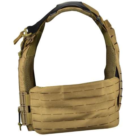 AMA Laser Cut Airsoft Tactical Vest (Coyote Brown)