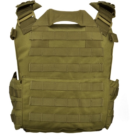 AMA Tactical EG Assault Airsoft MOLLE Plate Carrier - KHAKI