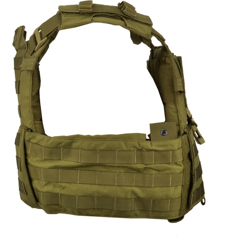 AMA Tactical EG Assault Airsoft MOLLE Plate Carrier - KHAKI