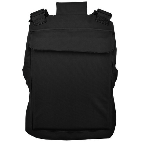 Lancer Tactical Airsoft Adjustable American Body Armor - BLACK
