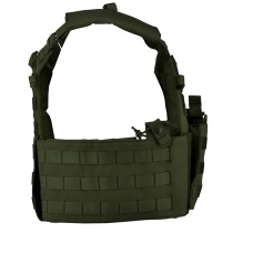 Lancer Tactical 600D Modular Airsoft MOLLE Tactical Vest (OD Green)