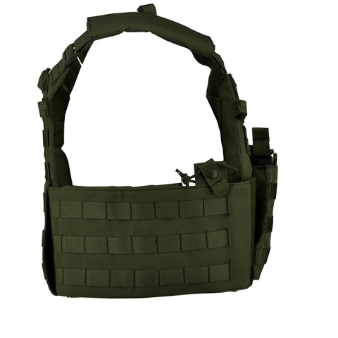 Lancer Tactical 600D Modular Airsoft MOLLE Tactical Vest (OD Green)
