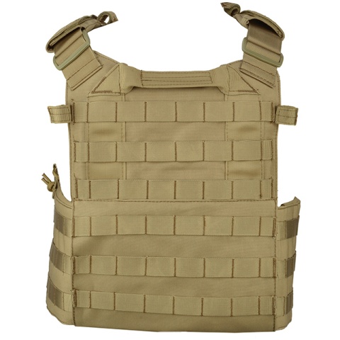 Lancer Tactical 600D Modular Airsoft MOLLE Tactical Vest (Tan)
