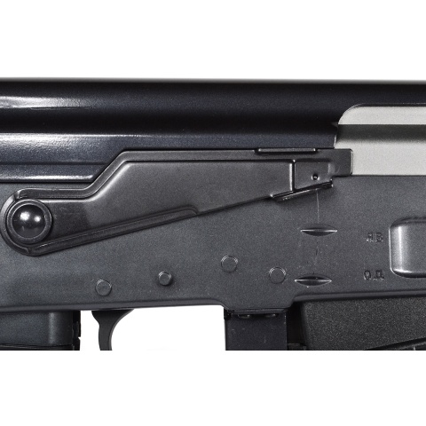 JG AK-47 Tactical RIS Full Metal Gearbox Airsoft AEG Rifle - BLACK