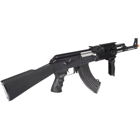 JG AK-47 Tactical RIS Full Metal Gearbox Airsoft AEG Rifle - BLACK