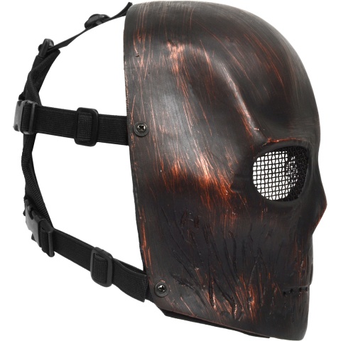 Cyber Monday Door Buster: G-Force Airsoft INFERNO Wire Mesh Army Full Face Mask - Red Skull
