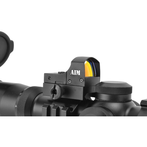 AIM Sports The Reaper 1-4x24mm Tri-Illuminated Scope w/ Red Dot Sight