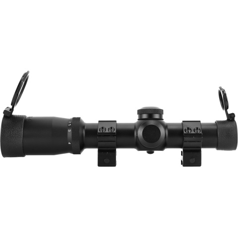 AIM Sports 1-4x24 Tri-Illuminated First Focal Plane Rifle Scope