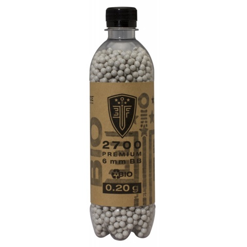 Elite Force 0.20g 2700 Round Seamless Biodegradable 6mm Airsoft BBs
