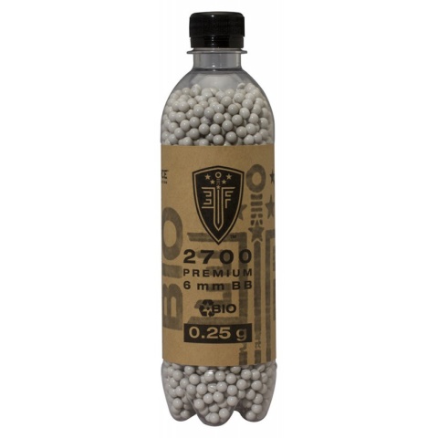 Elite Force 0.25g 2700 Round Seamless Biodegradable 6mm Airsoft BBs