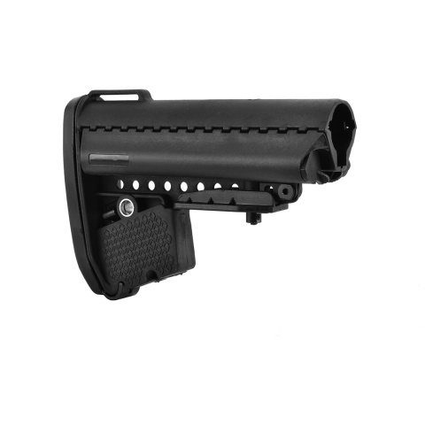 BOLT Airsoft M4 / B4 / SR16 / SR47 Retractable CQB Crane Stock - BLACK